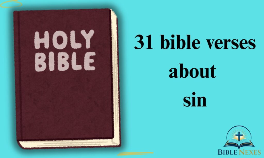 31 bible verses about sin