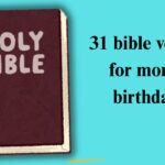 31 bible verses for moms birthday