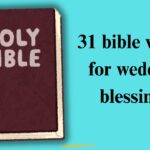 31 bible verses for wedding blessings