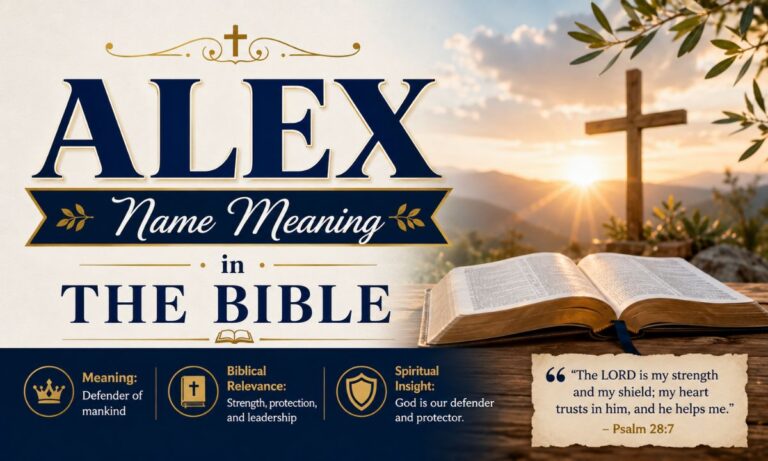 Alex Name Meaning in the Bible