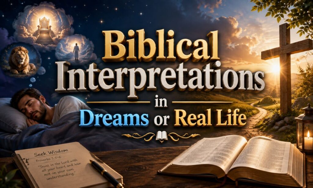Biblical Interpretations in Dreams or Real Life